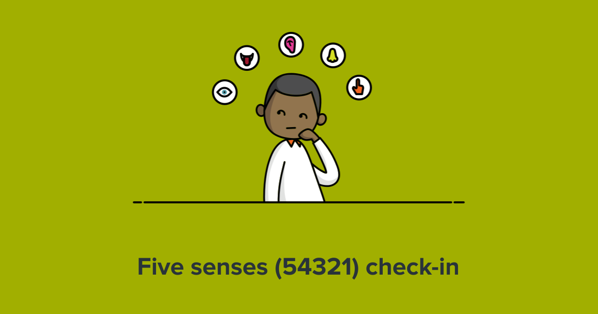 Five senses (54321) check-in | Meeting Kickstarters by Habanero